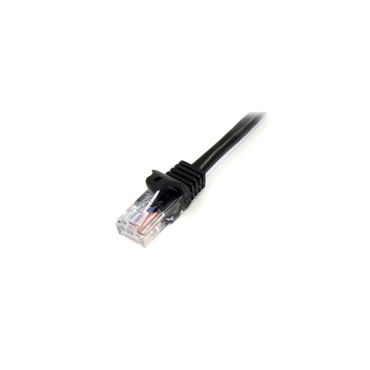 StarTech.com 45PAT5MBK cable de red 5 m Cat5e U/UTP (UTP) Negro