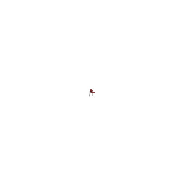 SILLA FIJA VILLALGORDO CHASIS NEGRO SIMILPIEL ROJO 27NSPGRA