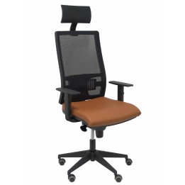 SILLA HORNA PIEL MARRON 10SP363
