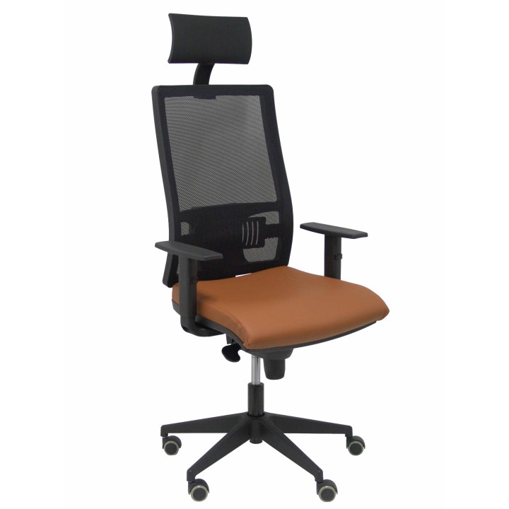 SILLA HORNA PIEL MARRON 10SP363