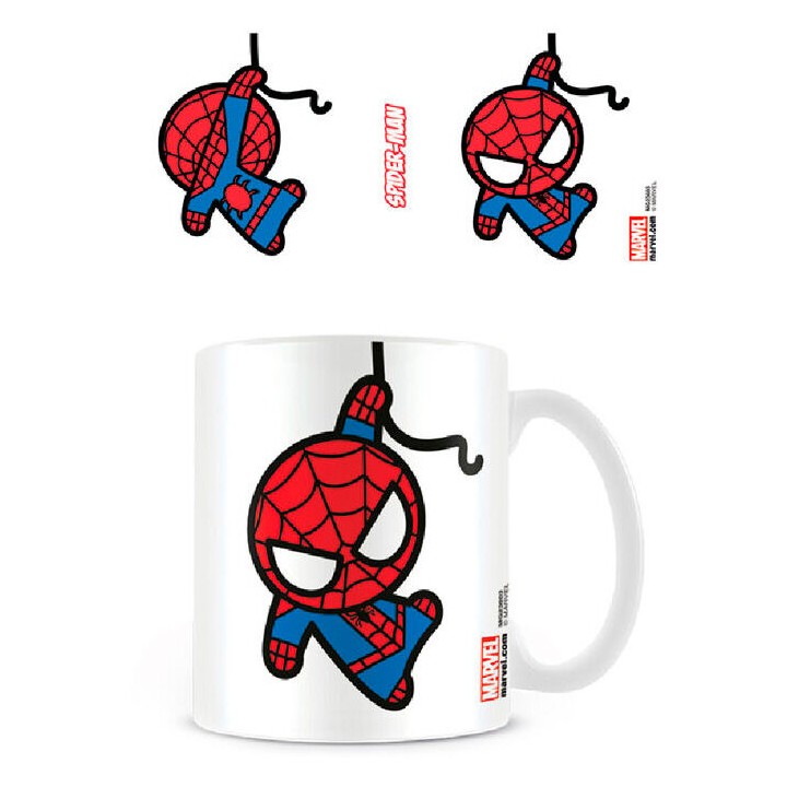 Taza Kawaii Spiderman Marvel