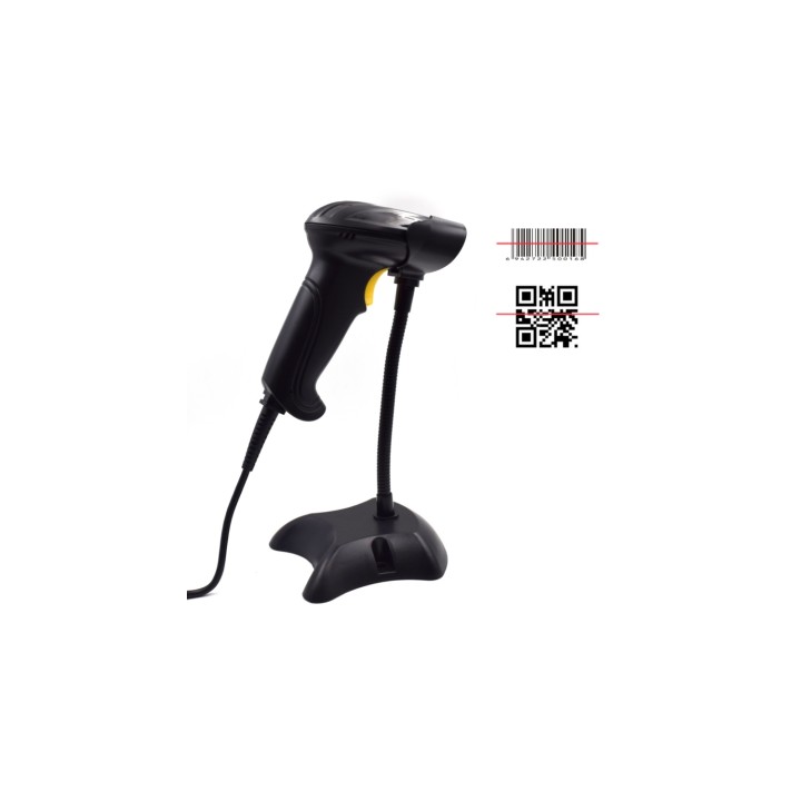 LECTOR CODIGO DE BARRAS EWENT USB NEGRO EW3410