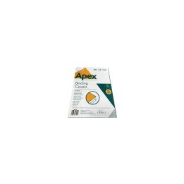 PACK DE 100 PORTADAS DE PVC TRANSPARENTE FELLOWES APEX CRC TAMAÍ‘O A4 180 MICRAS ADECUADA PARA ENCUADERNADORAS WIRE CANUTILLO