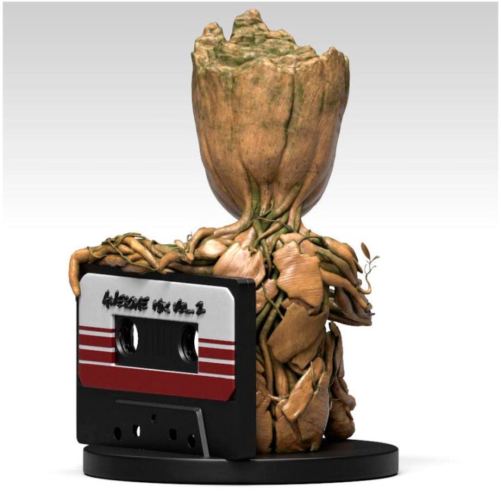 Figura hucha Baby Groot Cassette Guardianes de la Galaxia 2 Marvel
