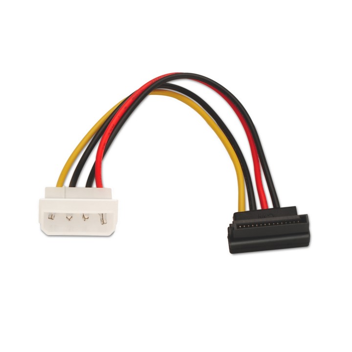 AISENS A131-0160 CABLE DE ALIMENTACION MOLEX 4PIN MACHO A SATA HEMBRA 16CM