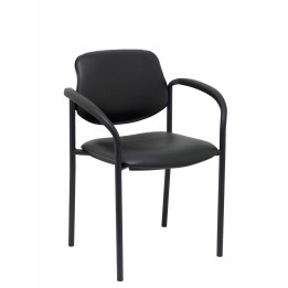 SILLA FIJA VILLALGORDO CHASIS NEGRO SIMILPIEL NEGRO 27NSPNECB