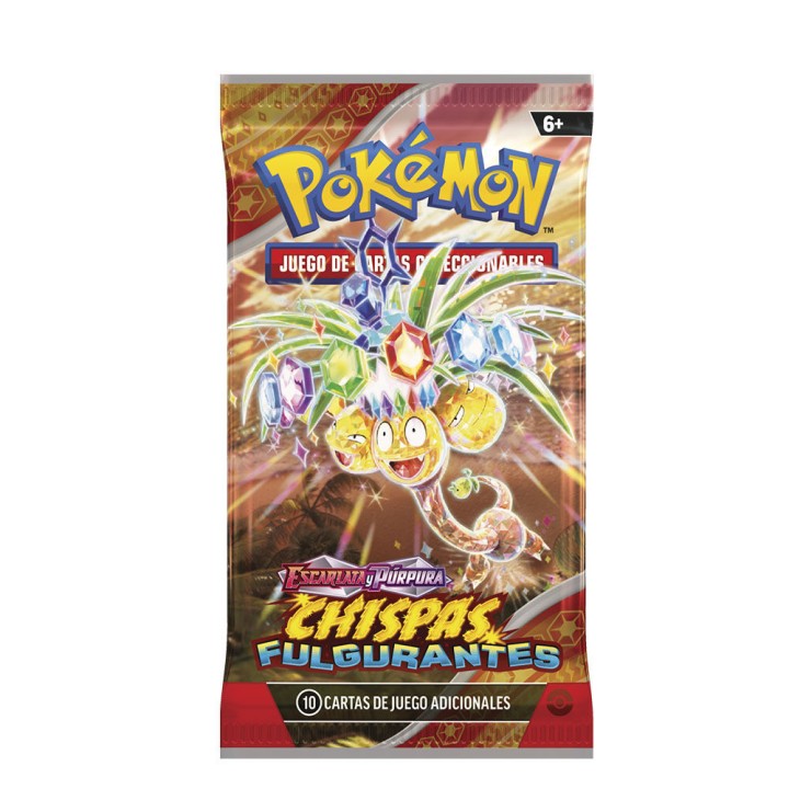 Sobre cartas Chispas Fulgurantes Pokemon español
