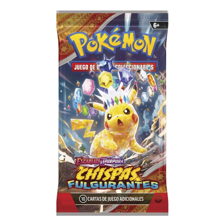 Sobre cartas Chispas Fulgurantes Pokemon español