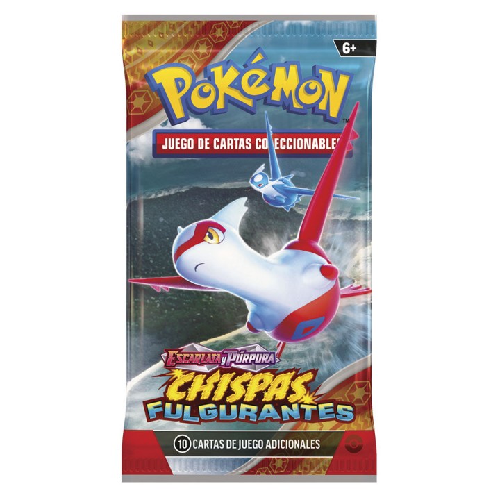Sobre cartas Chispas Fulgurantes Pokemon español