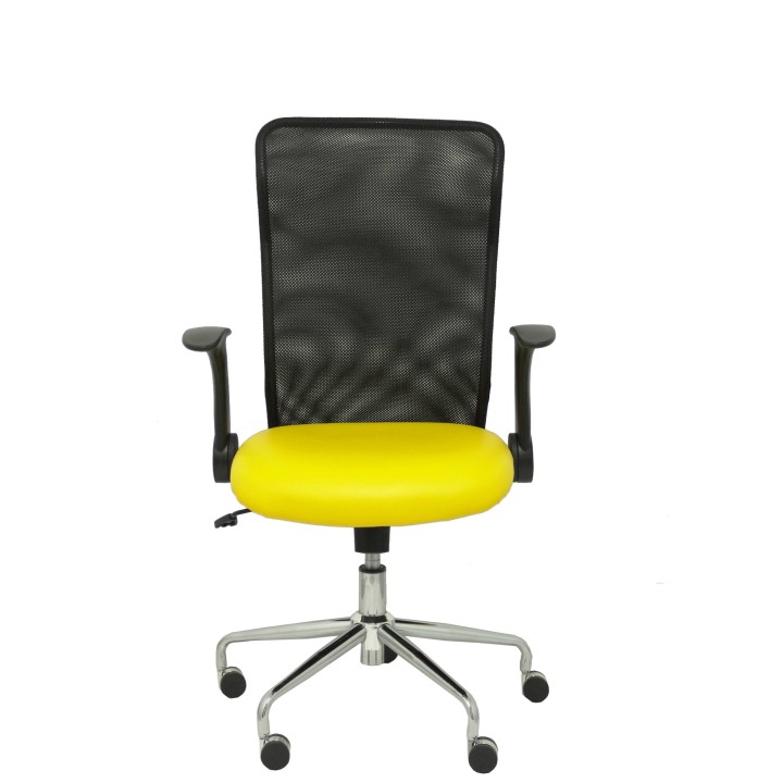 SILLA MINAYA SIMILPIEL AMARILLO 4031SP100
