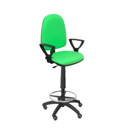 TABURETE AYNA BRAZOS FIJOS RUEDAS DE PARQUE BALI VERDE T04CPBALI22BGOLFRP