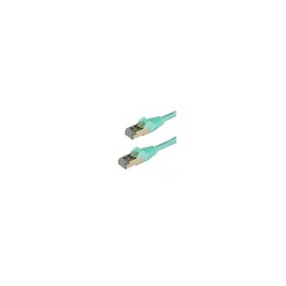 StarTech.com Cable de 5m de Red Ethernet CAT6a Aqua RJ45 STP