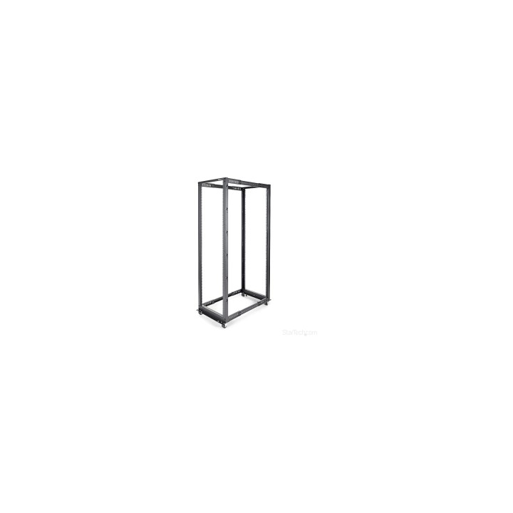 StarTech.com Rack Armario Bastidor Abierto de Servidores 4 Columnas 42U - Profundidad Ajustable - Con Ruedas