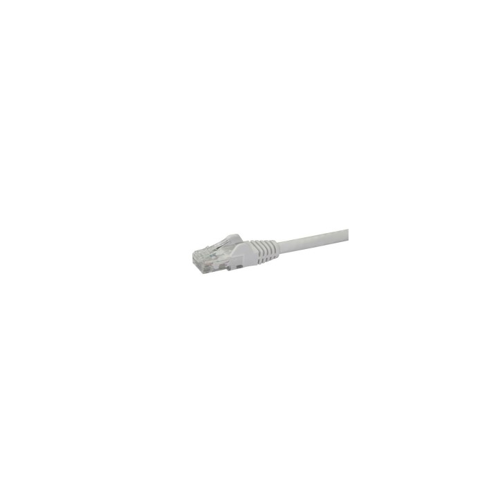 StarTech.com Cable de 2m Blanco de Red Gigabit Cat6 Ethernet RJ45 sin Enganche - Snagless - N6PATC2MWH