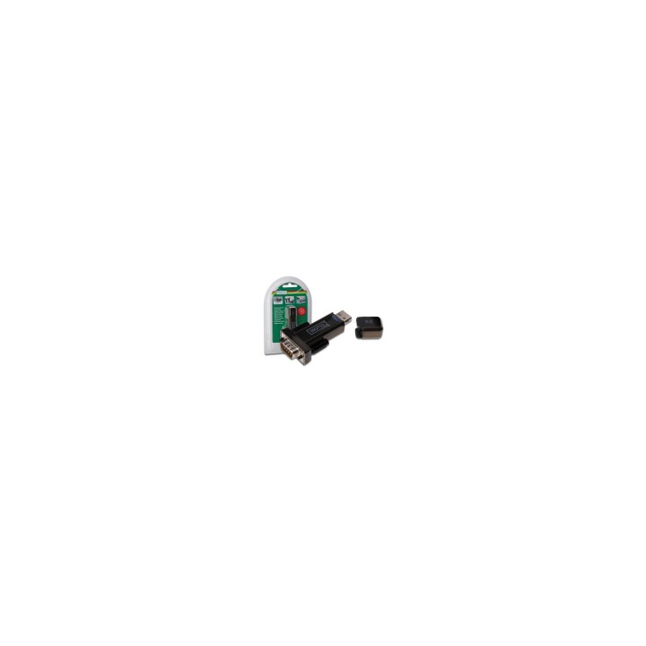 Convertidor cable digitus usb2.0 macho a D-Sub 9 macho negro DA-70156