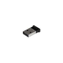 StarTech.com Micro Adaptador USB 2.0 Externo Bluetooth 4.0 EDR para Ordenador de Sobremesa o Portátil negro