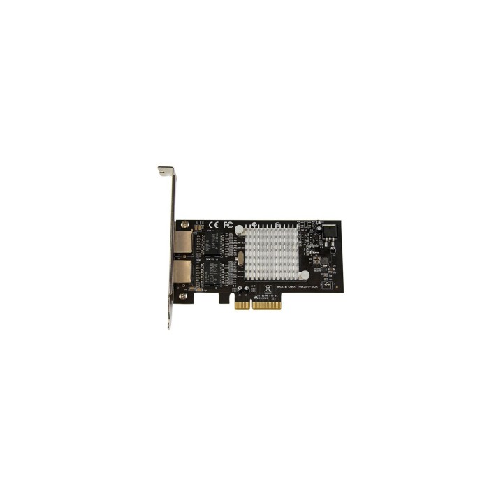 StarTech.com Tarjeta Adaptador de Red PCI Express PCI-E Gigabit Ethernet con 2 Puertos RJ45 Chipset Intel i350