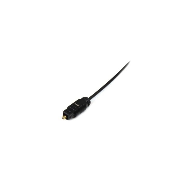 StarTech.com Cable 4.5m TosLink Audio Digital Optico SPDIF Delgado - Negro