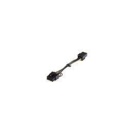 StarTech.com PCIEX68ADAP Cable adaptador de alimentación PCI Express de 6 pines a 8 pines