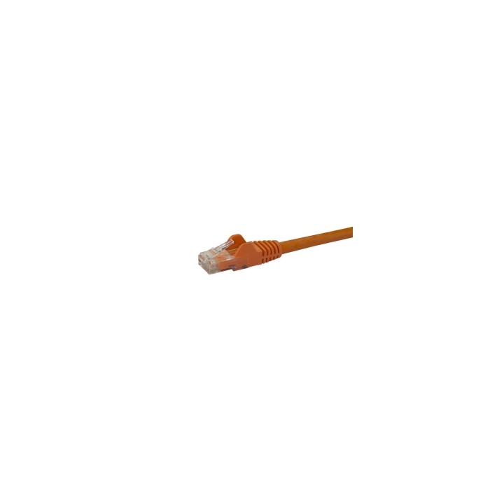 StarTech.com Cable de Red de 0,5m Naranja Cat6 UTP Ethernet Gigabit RJ45 sin Enganches - N6PATC50CMOR