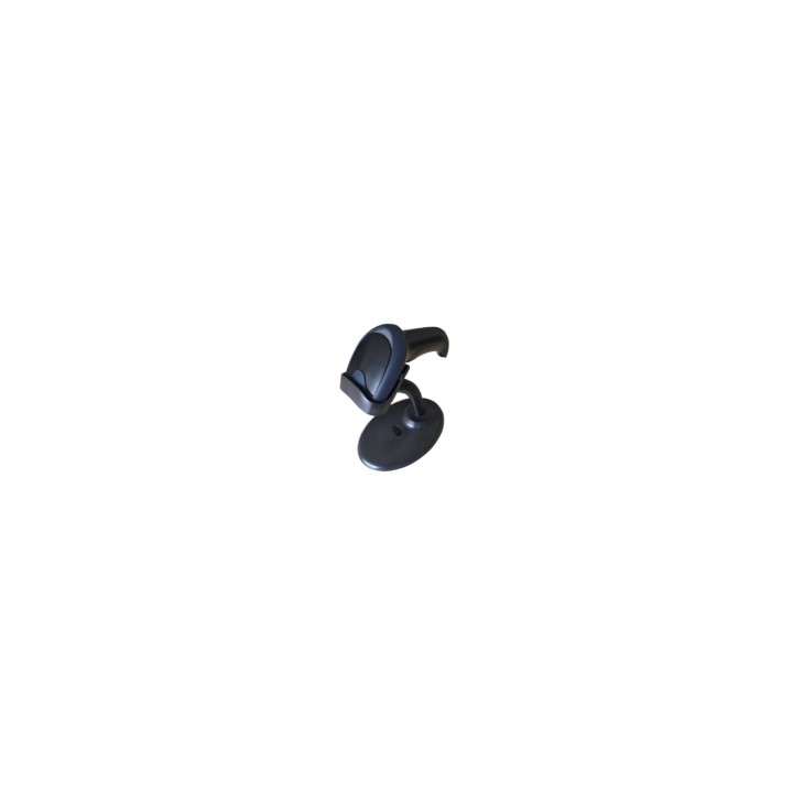 Eightt Escaner de codigos de barras USB negro 1D con soporte