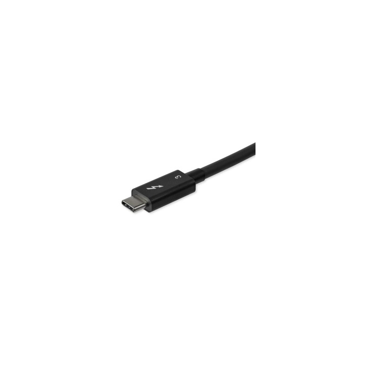 StarTech.com Cable de 0.8m Thunderbolt 3 USB-C 40Gbps - Compatible con Thunderbolt y USB - Negro