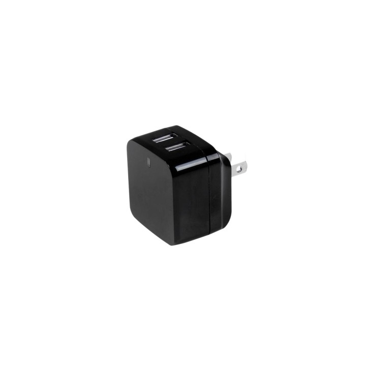 StarTech.com Cargador de Pared USB 2.0 de 2 Puertos para Tablets Smartphones - Cargador de Alta Potencia para Viajes negro