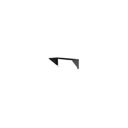 StarTech.com Abrazadera Bracket de Acero Vertical de Montaje en Pared para Rack de Servidores - 4U 19 Pulgadas - Negro