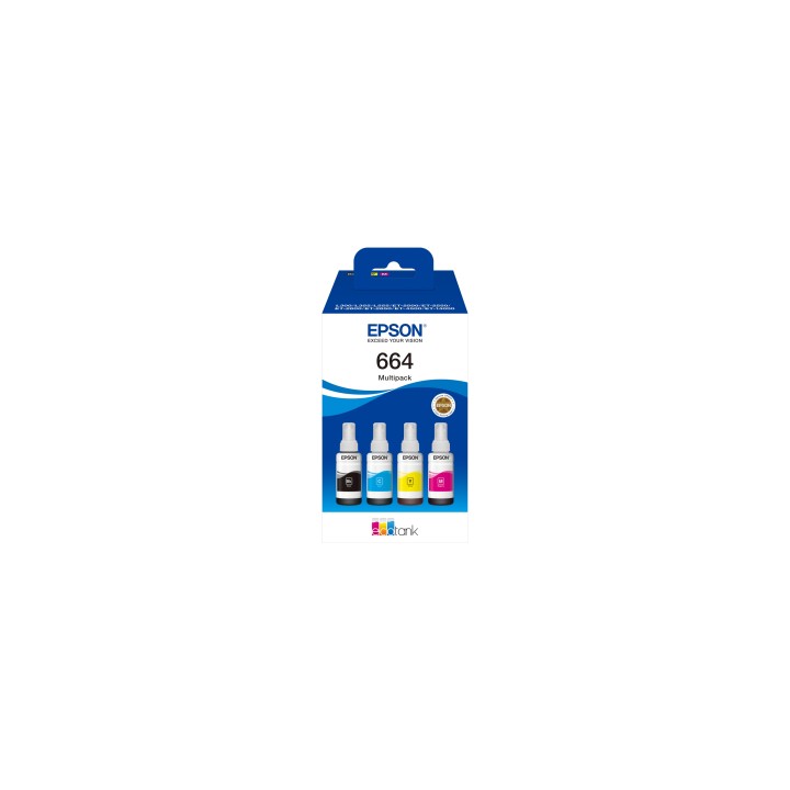 Botellas de tinta Epson 664 EcoTank Original multipack C13T664640