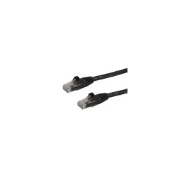 StarTech.com Cable de Red Ethernet Snagless Sin Enganches Cat 6 Gigabit 2m - Negro - N6PATC2MBK