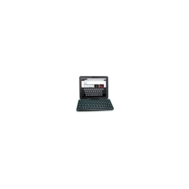 Mini teclado phoenix inalambrico bluetooth keytablet multimedia soporte universal para tablet ipad negro PHKEYTABLET