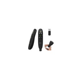 StarTech.com Mando a Distancia para Presentaciones Inalámbrico con Puntero Láser Verde - 27m - Negro