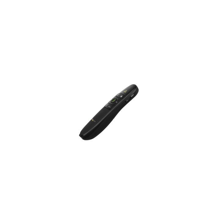 StarTech.com Mando a Distancia para Presentaciones Inalámbrico con Puntero Láser Verde - 27m - Negro