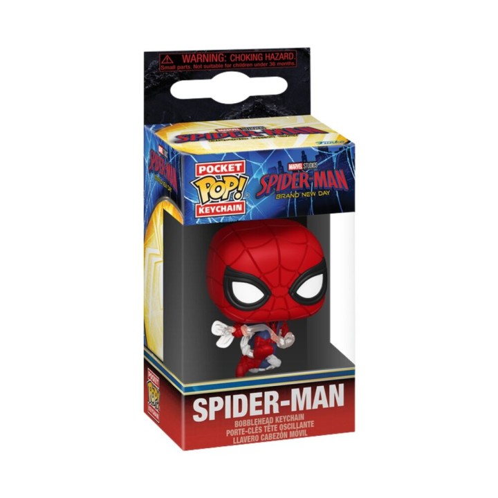 Llavero Pocket POP Marvel Spider-Man Brand New Day Spider-Man
