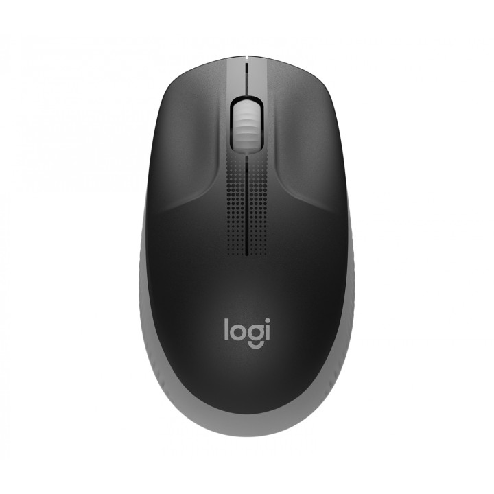 Logitech M190 Ratón inalámbrico ambidextro óptico 1000dpi negro gris 910-005906