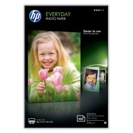 Papel hp fotografico brillo Blanco CR757A
