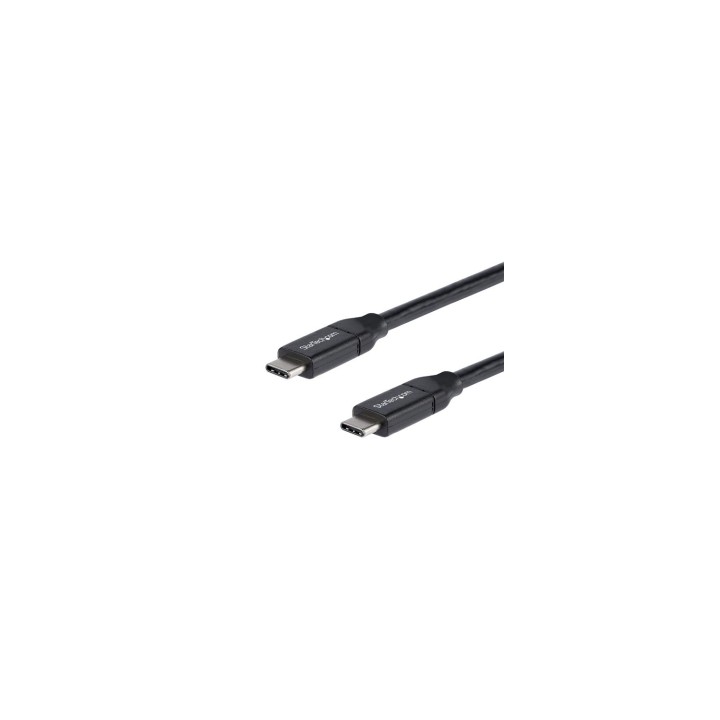 StarTech.com Cable de 50cm USB-C a USB-C Macho a Macho con capacidad para Entrega de Alimentación de 5A - Cable de Carga USBC -