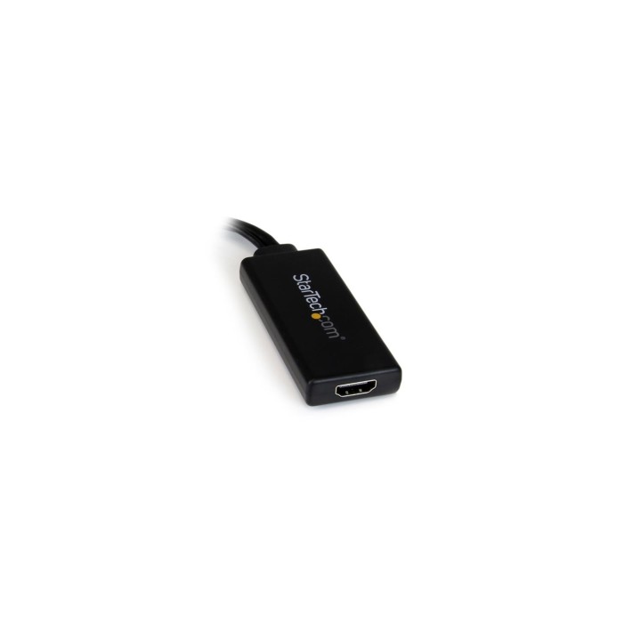 StarTech.com Adaptador VGA a HDMI con audio y alimentación USB â€“ Conversor VGA a HDMI portátil â€“ 1080 p negro