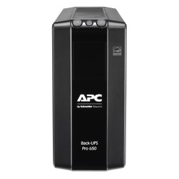 Sais linea interactiva apc sistema de alimentacion interrumpida UPS 650va 390w 6 salidas AC negro BR650MI