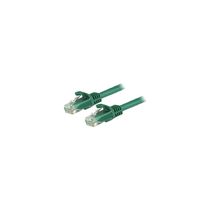 StarTech.com Cable de 0,5m Verde de Red Gigabit Cat6 Ethernet RJ45 sin Enganche - Snagless - N6PATC50CMGN