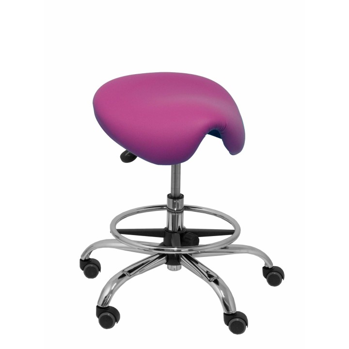 Taburete Alatoz similpiel morado