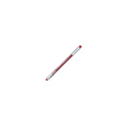 Boligrafo tina en gel pilot diametro bola 0.5mm cuerpo transparente rojo NG1R