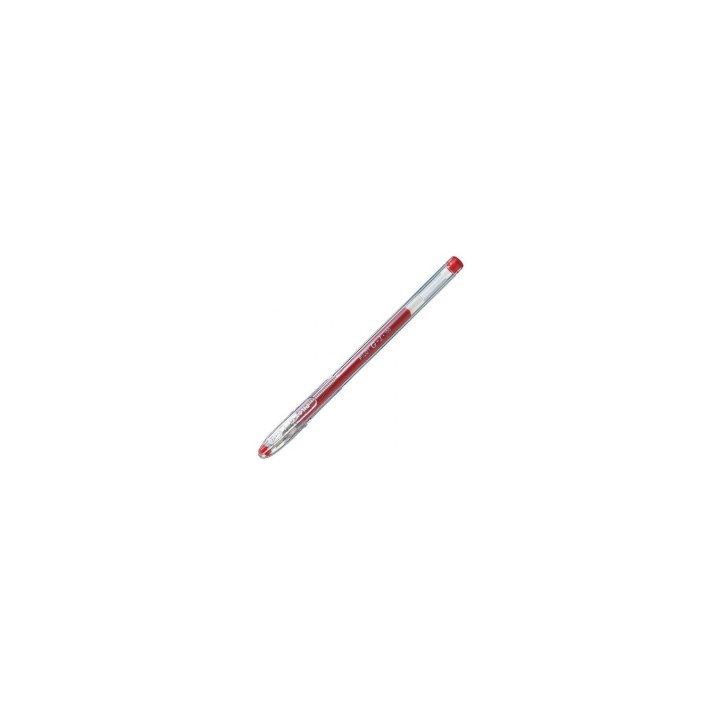 Boligrafo tina en gel pilot diametro bola 0.5mm cuerpo transparente rojo NG1R
