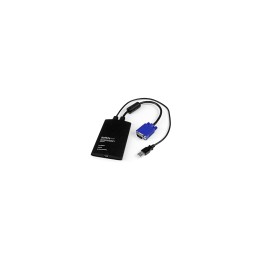 StarTech.com Adaptador Crash Cart USB con Transferencia de Ficheros y Captura de VÍ­deo - negro