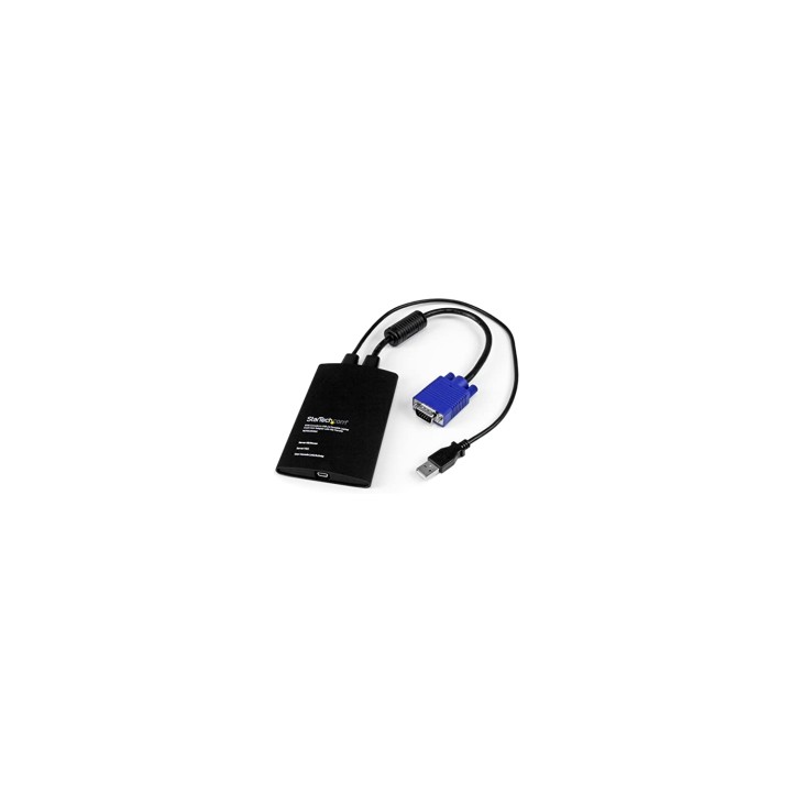 StarTech.com Adaptador Crash Cart USB con Transferencia de Ficheros y Captura de VÍ­deo - negro