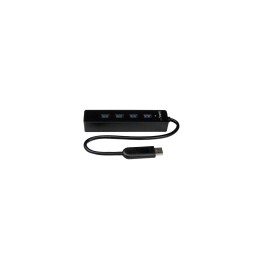StarTech.com Adaptador Concentrador Hub Ladrón USB 3.1 Super Speed Portátil de 4 Puertos Salidas - Negro