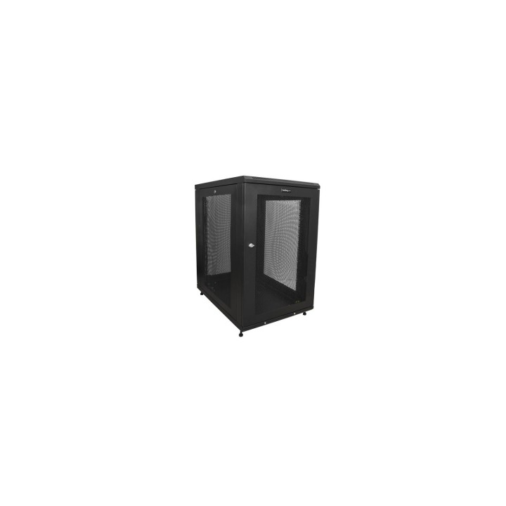 StarTech.com Armario Rack de Servidores de 18U con 31 Pulgadas de Profundidad - Negro