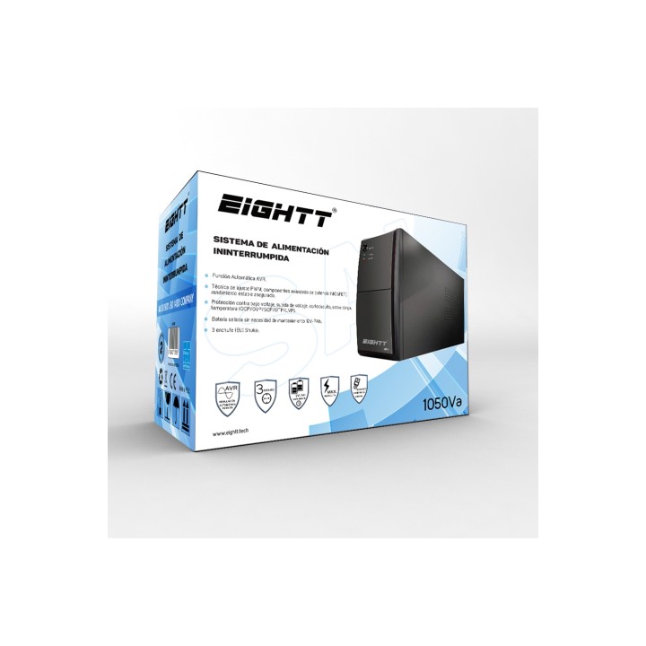 Eightt SAI 1050Va 240V 3-Shuko AVR
