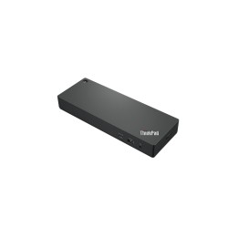 Lenovo 40B00300EU base para portátil y replicador de puertos Alámbrico Thunderbolt 4 Negro, Rojo