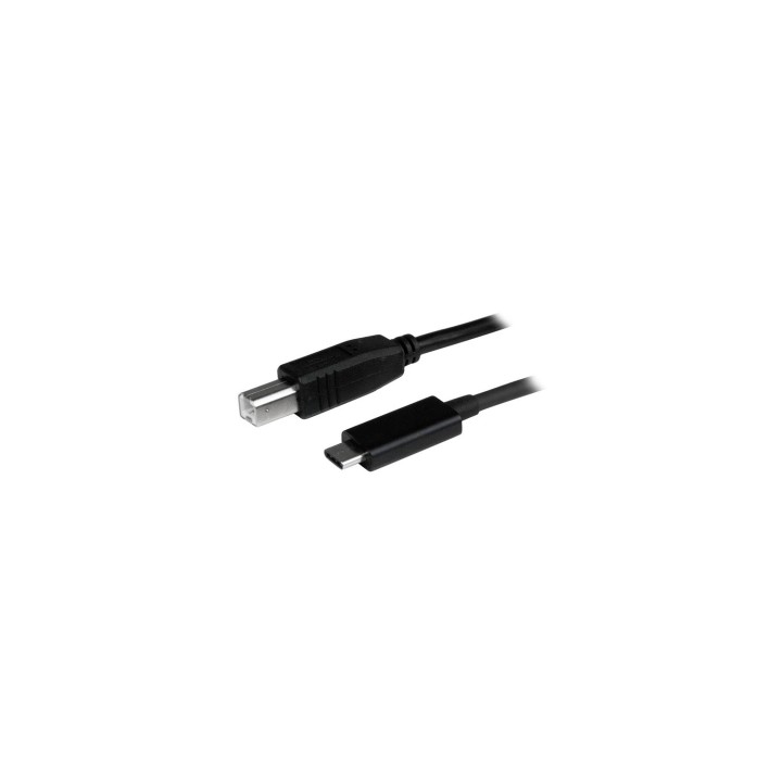 StarTech.com Cable USB Tipo-C a USB tipo-B Macho a Macho de 1m - USB 2.0 - Negro